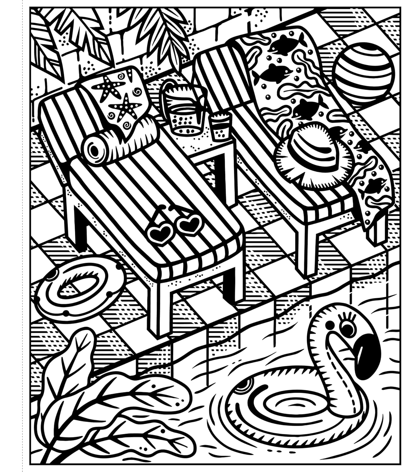 Malování vodou Usborne - Summer
